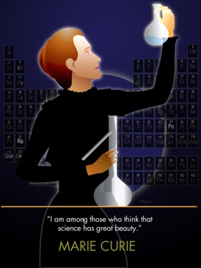 I am among those who think that science has great beauty.