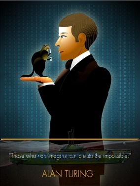 Those who can imagine can create the impossible.